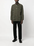 Barbour spread-collar shirt jacket