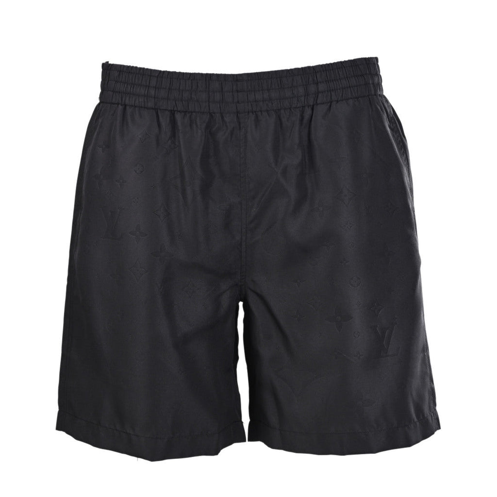 Tonal Allover Print Nylon Swim Shorts
