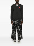 Comme Des Garçons Play heart-patch wool cardigan