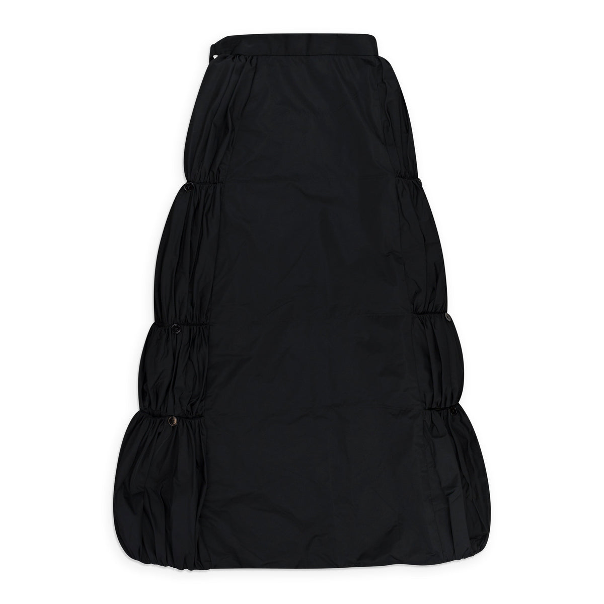 SALOON BLACK FLARED SKIRTS
