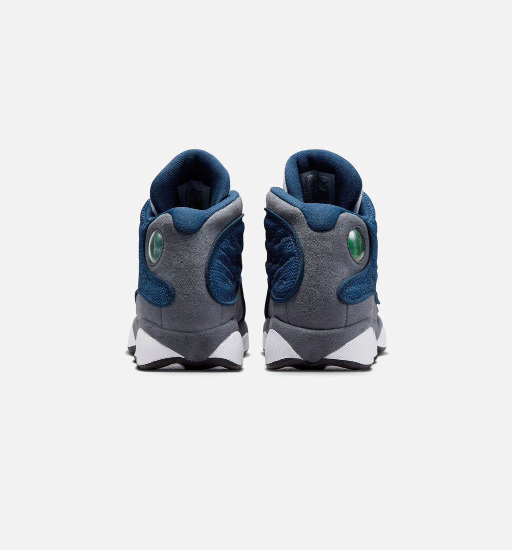 Air Jordan 13 Retro Navy and Flint Grey Kids' Shoes - Navy/Grey