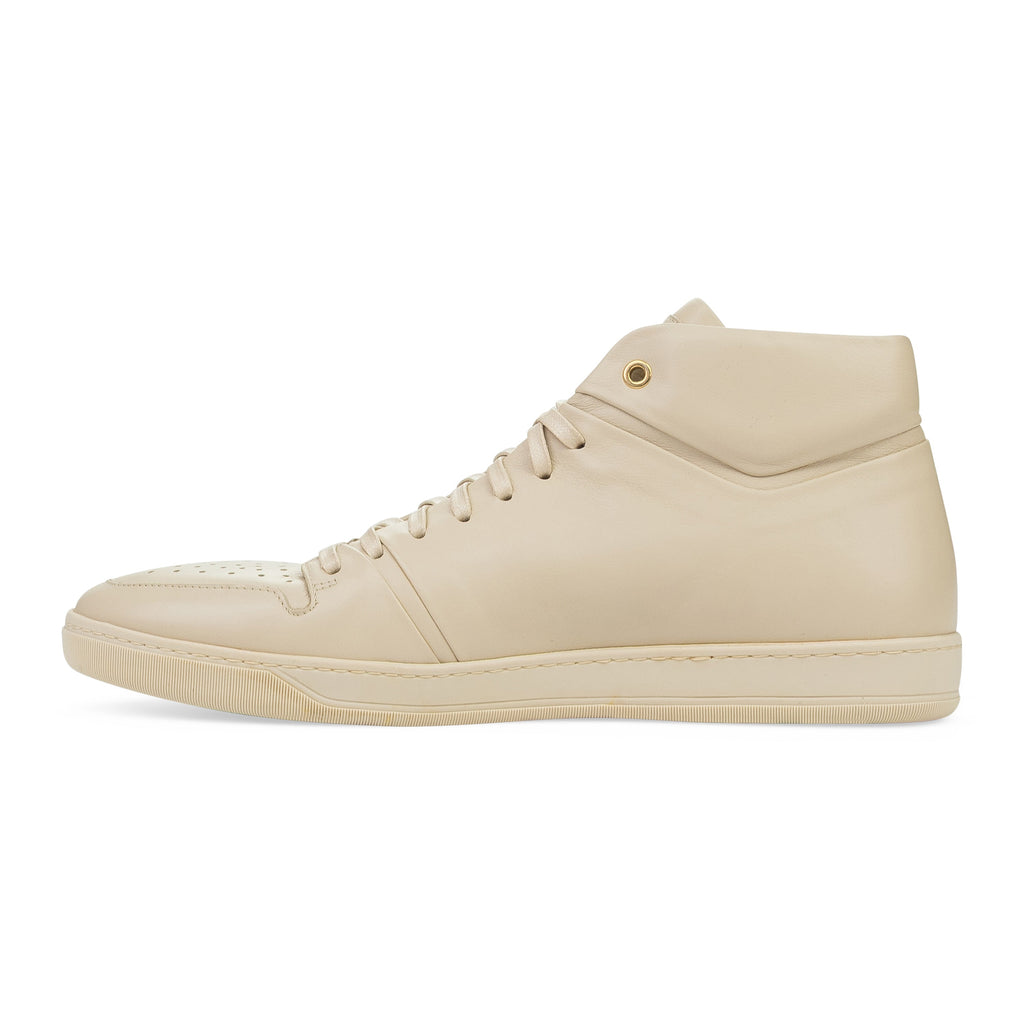 Beige Court Top Sneakers
