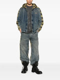 Diesel camouflage-panel denim jacket