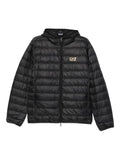Ea7 Emporio Armani hooded quilted jacket
