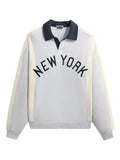 KITH x New York Yankees Nelson panelled rugby sweatshirt