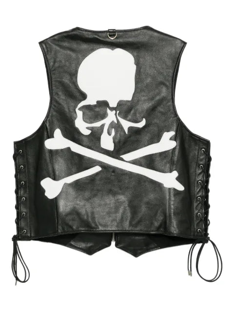 Mastermind Japan x VANSON Bones sleeveless jacket