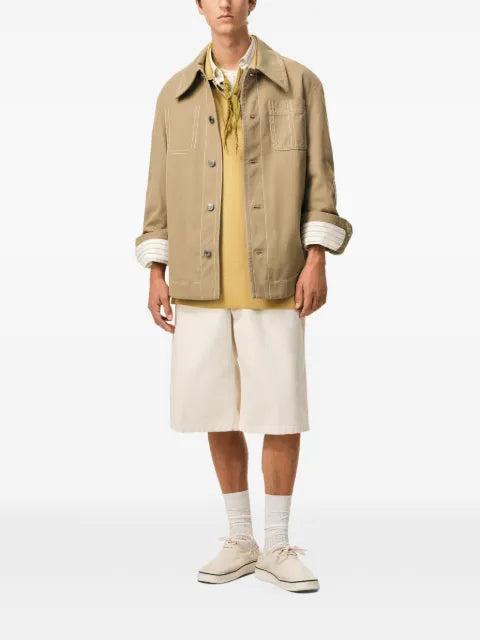 AMI Paris buttoned worker jacket