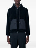 Moncler zip-up logo-detail hoodie