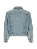 FEAR OF GOD ESSENTIALS Essentials logo-patch denim jacket