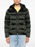 Moorer Brett quilted hooded jacket