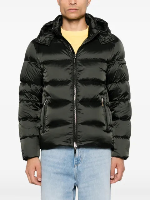 Moorer Brett quilted hooded jacket