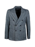 Circolo 1901 double-breasted houndstooth blazer