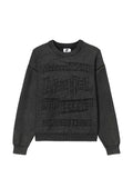 izzue logo-embroidered cotton sweatshirt
