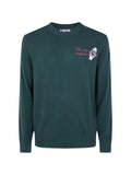 MC2 Saint Barth Heron embroidered wool sweater