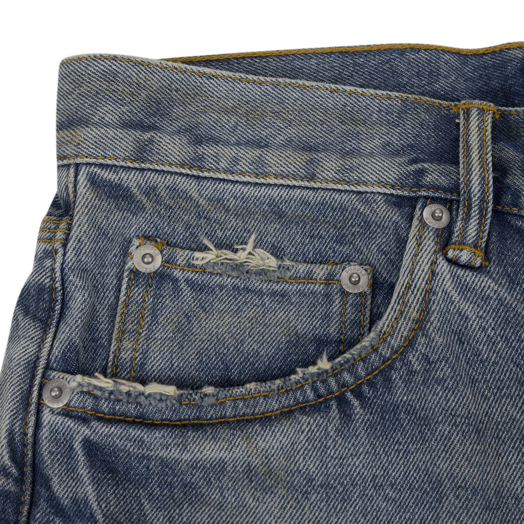 Light Indigo Cast Iron Shorts
