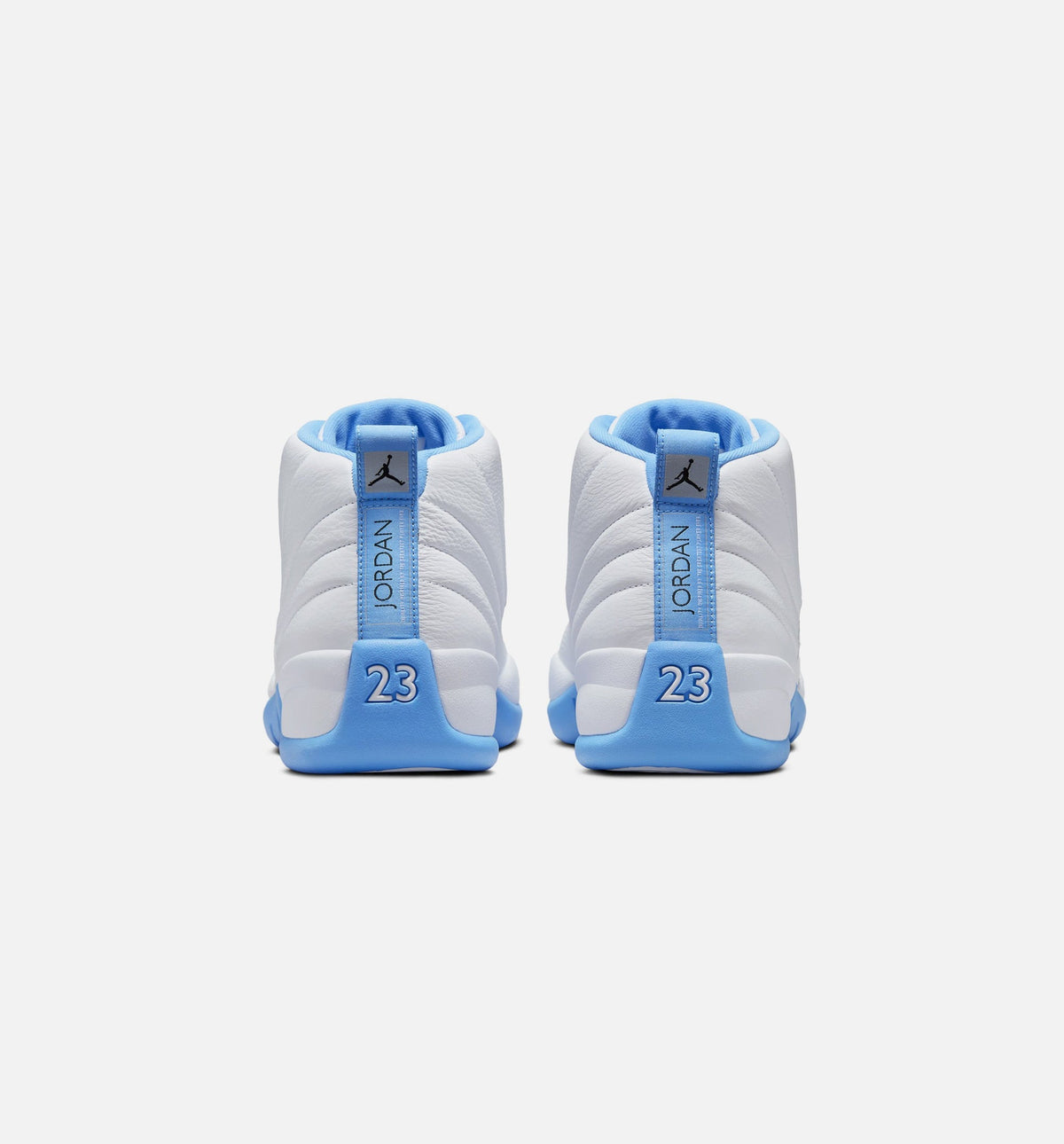 Air Jordan 12 Retro 'White and University Blue' - Men's Lifestyle Sneaker (White/University Blue/Metallic Silver)
