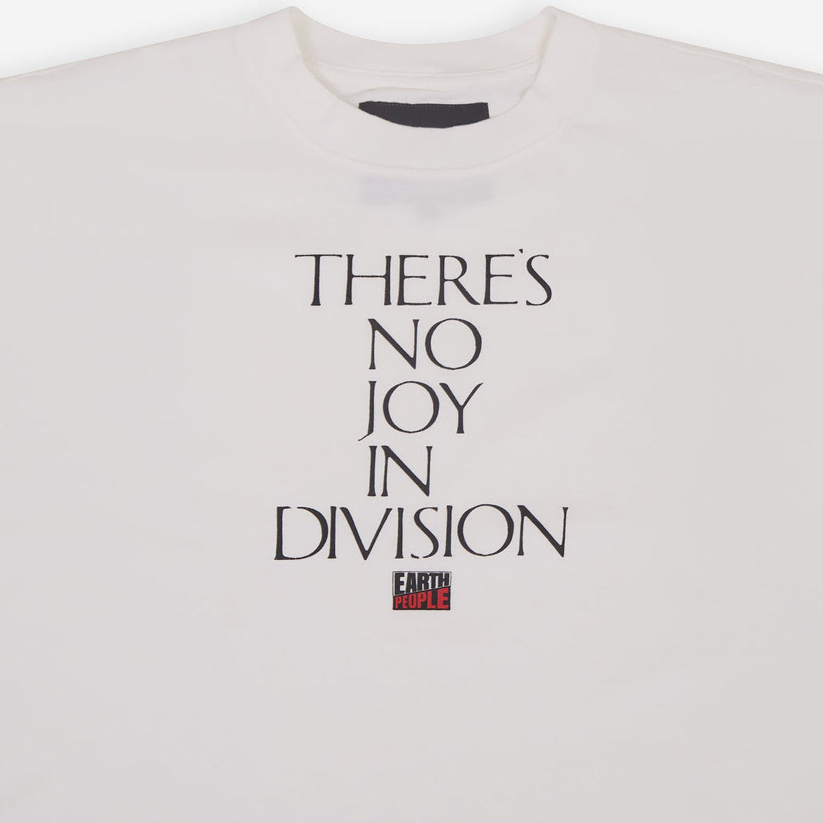 Earth People Joy Divison Tee: White