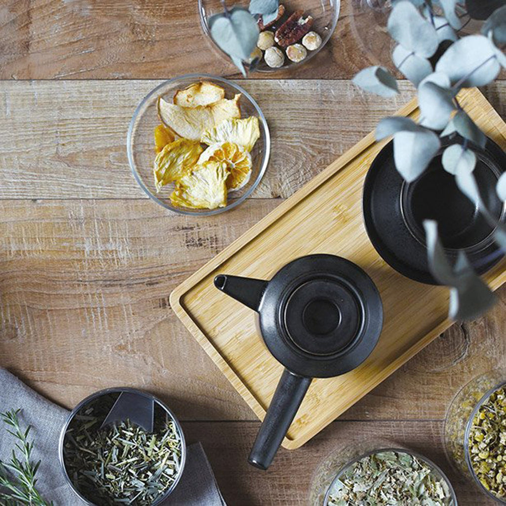 Kinto LT kyusu teapot 300ml black