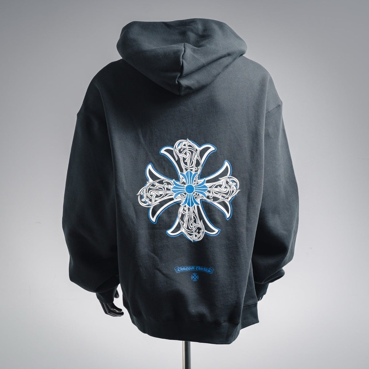 Chrome Hearts 25FW Spiral Cross Hoodie Black