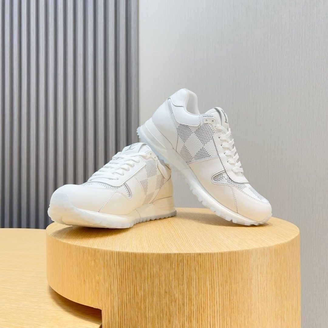 Louis Vuitton White Low-Top Sneakers